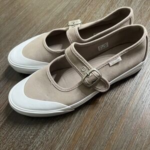 Vans‎ Mary Jane Style Shoes Womens Size 9 Suede Leather Sneakers Atmosphere Grey